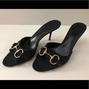 Vintage Gucci Heeled Mules
